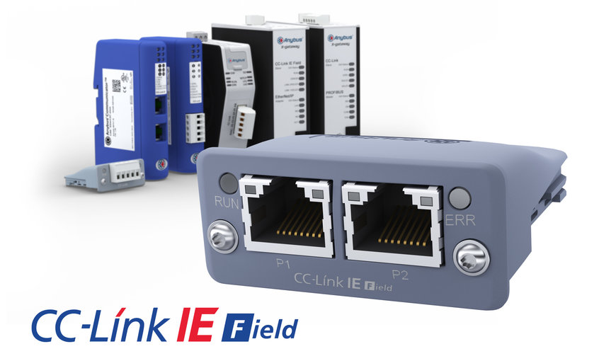 O novo Anybus CompactCom permite que dispositivos de automação se comuniquem no CC-Link IE Field